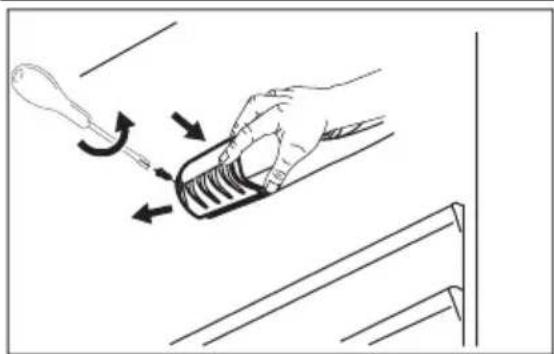 AEG SCS41800S0 - Replacing the lamp - 1