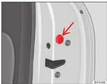 SEAT Leon SC (2014) - Verrouillage d'urgence de la porte du passager - 1