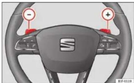SEAT Leon SC (2014) - Passage des vitesses en mode Tiptronic\* - 2