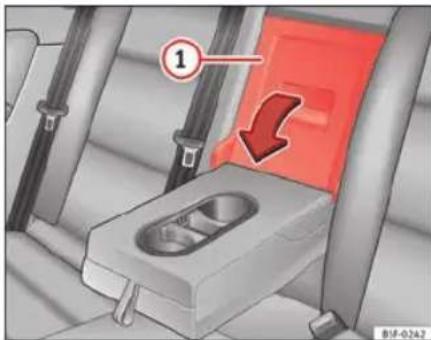 SEAT Leon SC (2014) - Trappe de chargement pour le transport d'objets longs - 1