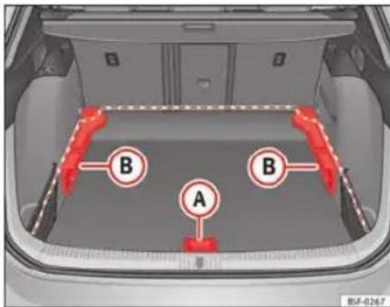 SEAT Leon SC (2014) - Plancher de coffre à bagages modulable - 1
