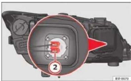SEAT Leon SC (2013) - Ampoule des feu des route - 2