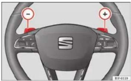 SEAT Leon SC (2013) - Passage des vitesses en mode Tiptronic* - 2