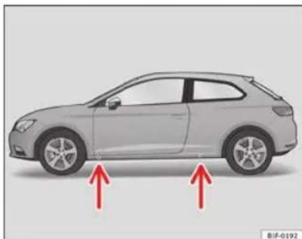 SEAT Leon SC (2013) - Levage du vehicule - 1