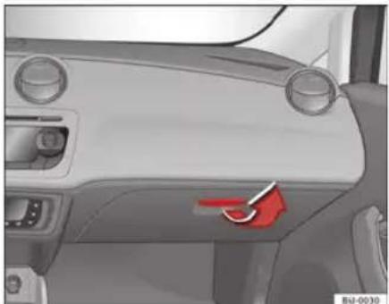 SEAT Ibiza SC (2011) - Rangement du cote passager - 1