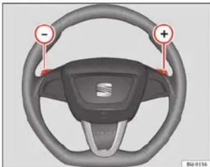 SEAT Ibiza SC (2011) - Engager des vitesses avec le mode tiptronic* - 2
