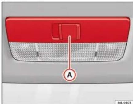 SEAT Ibiza SC (2011) - Plafonnier avant - 1