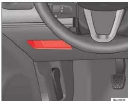 SEAT Ibiza SC (2011) - Compartment de rangement cote conducteur - 1