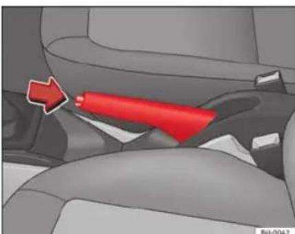 SEAT Ibiza SC (2011) - Actionnement du frein à main - 1