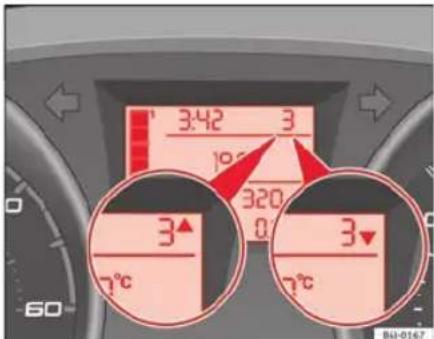 SEAT Ibiza SC (2011) - Indication de la vitesse recommandee* - 1