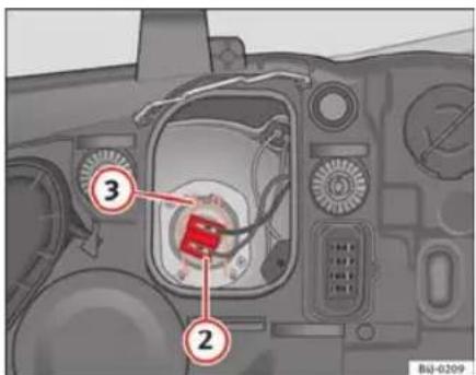 SEAT Ibiza SC (2011) - Feu de croissement et de position - 2