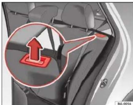 SEAT Ibiza SC (2011) - Rabattement de la banquette arrêté - 2