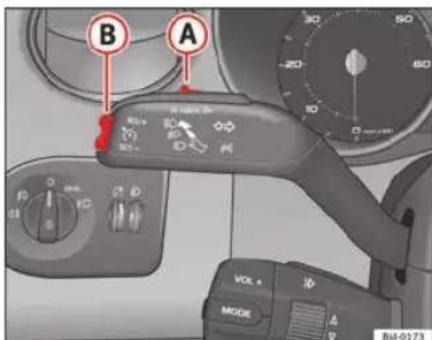 SEAT Ibiza SC (2011) - Activation et désactivation du régulateur de vitesse - 1