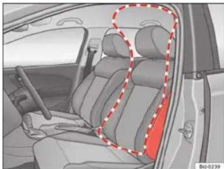 SEAT Ibiza SC (2011) - Description des airbags latéaux - 1