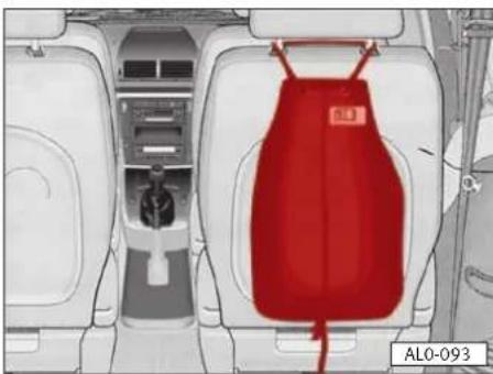 SEAT Alhambra (2005) - Sac de transport pour accoudoirs amovibles\* - 1