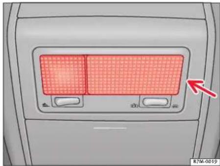 SEAT Alhambra (2005) - Lampe de lecture - 1