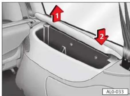 SEAT Alhambra (2005) - Vide-poches du coffre - 1