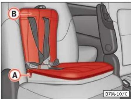 SEAT Alhambra (2005) - Nettoyage de la garniture matelassée du siège pour enfants - 1