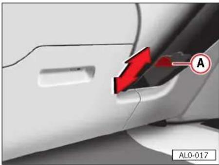SEAT Alhambra (2005) - Réglage de la position du volant de direction - 1