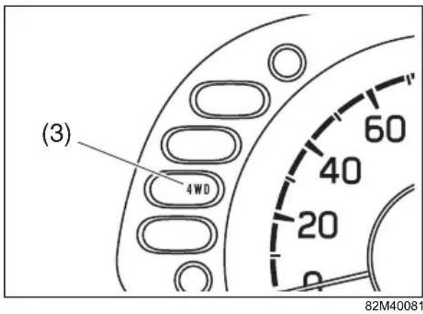 SUZUKI Carry (2015) - 4WD切替レバ一 - 2