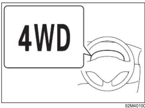 SUZUKI Carry (2015) - 4WD表示灯 - 1