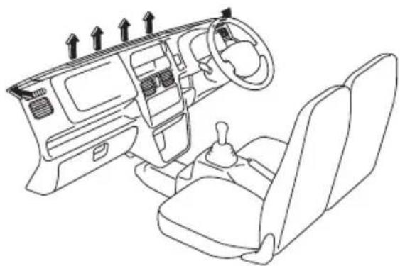 SUZUKI Carry (2014) - ■ 吹出し口切替えレバー - 10