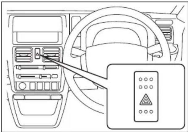 SUZUKI Carry (2014) - 非常点滅表示灯スイッチ - 2
