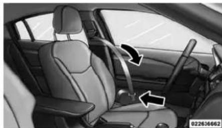 Chrysler 200 Sedan (2014) - Moded'emploidesceinturesatrois pointsd'ancrage - 1