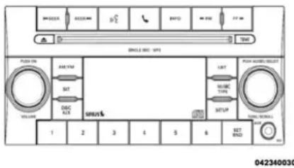 Chrysler 200 Sedan (2014) - UconnectMD 130AVECRADIO SATELLITE - 1