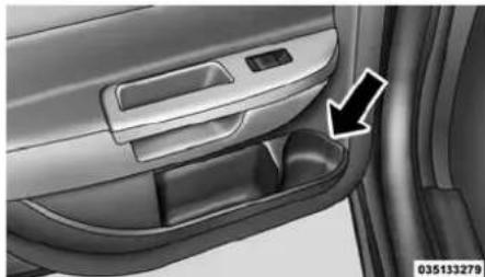 Chrysler 200 Sedan (2014) - Porte-bouteilledsiegearriere - 1