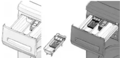 BLOMBERG WNF 8447 ACE 50 - Si le produit contient un réservoir pour lessive liquide: - 1