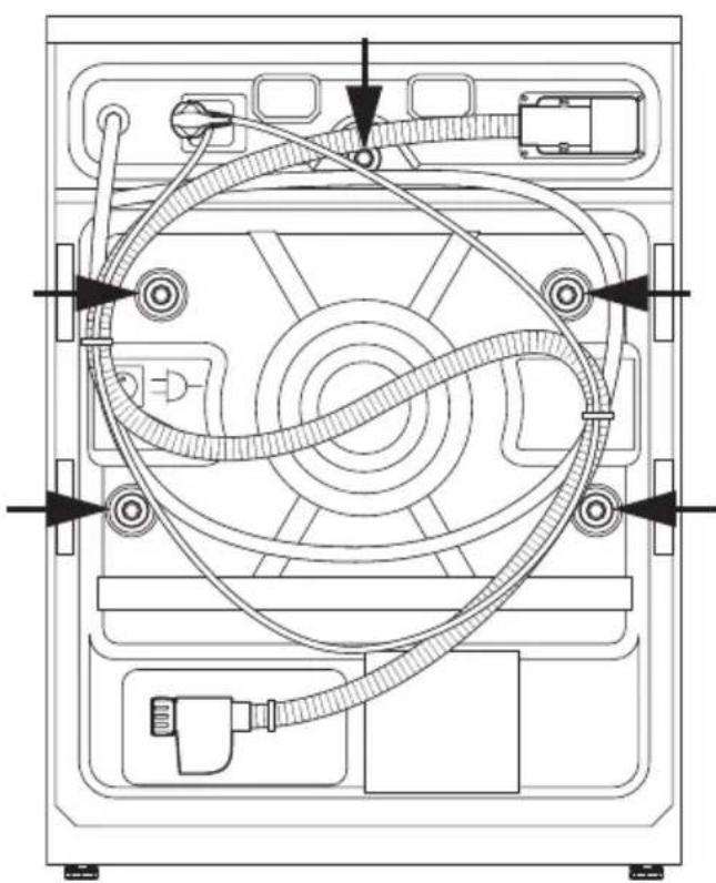 BLOMBERG WAF1560S - Transportsicherungen ausbauen - 1