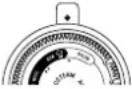 ROWENTA Steamium DW9035 - • Вибір температури - 1