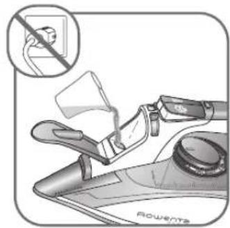 Diagram illustrating a safety barrier with a hand holding a cup and a device labeled 'Flowents', accompanied by an inset showing no text on the cup.