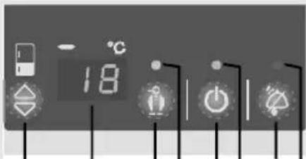 Pelgrim PKD 7178 F - Other settings Other settingContinuous sound - opened refrigerator door - alarm - 1