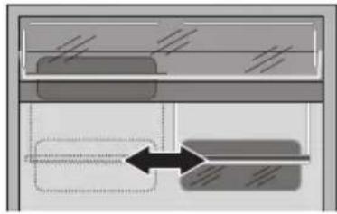 AEG Santo U86000I - Variable Ablagebox (Ausführung je nach Modell unterschiedlich) - 1