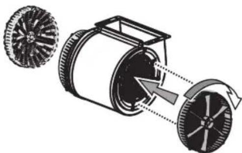 BAUKNECHT DBTR 9190 - Montaje o sustitución del filtró de carbón - 1
