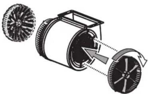BAUKNECHT DBTRI 9110 - Einbau oder Austausch des Aktivkohlefilters - 1