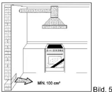 BESTRON LD85C41X1 - STANDORT UND BELÜFTUNG - 2