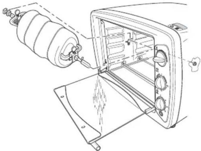 BESTRON DGL 26 - Using the roasting spit - 1