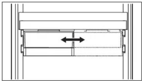 AEG SKZ71200F0 - Positionnement du bac coulissant - 1