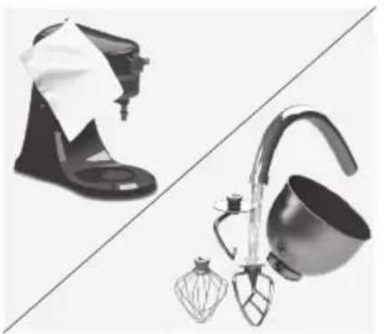 AEG KM4400 - Reinigung und Pflege / Καθαρισμός και φροντίδα Reiniging en onderhoud / Nettoyage et entretien - 1