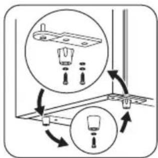 ZANUSSI ZRX71100 - Wechseln des Turanschlags - 2