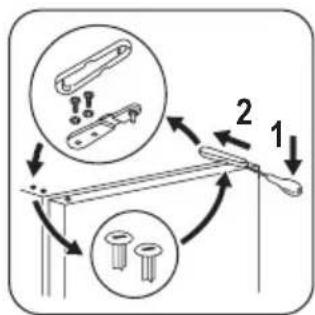 ZANUSSI ZRX71100 - Wechseln des Turanschlags - 1