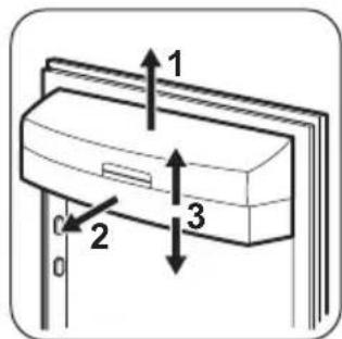 ZANUSSI ZRG15800WA - Positionierung der Türeinsätze - 1