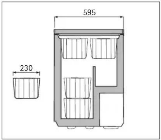 ZANKER A51100HSW0 - Opslagmanden - 2