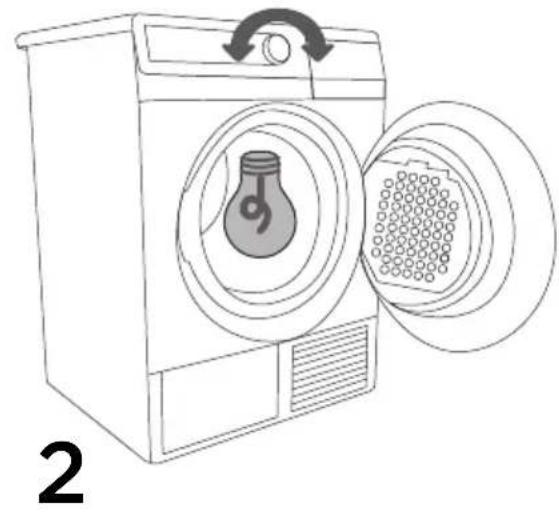 Pelgrim PWD112 - MISE EN MARCHE DU SÉCHE-LINGE - 2