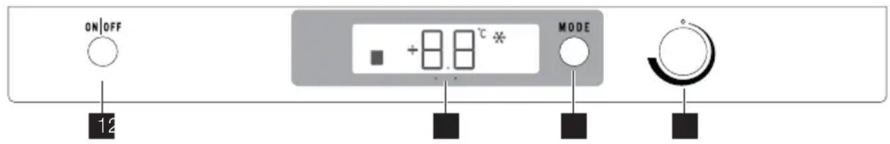 Pelgrim PVD 7102 - Control panel - 1