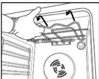 WHIRLPOOL AKP 459 - MOVING THE TOP HEATING ELEMENT (SOME MODELS ONLY) - 2