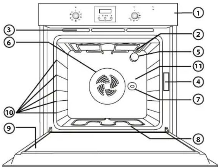 WHIRLPOOL AKP 459 - BRUKSANVISNING FOR OVNEN - 1